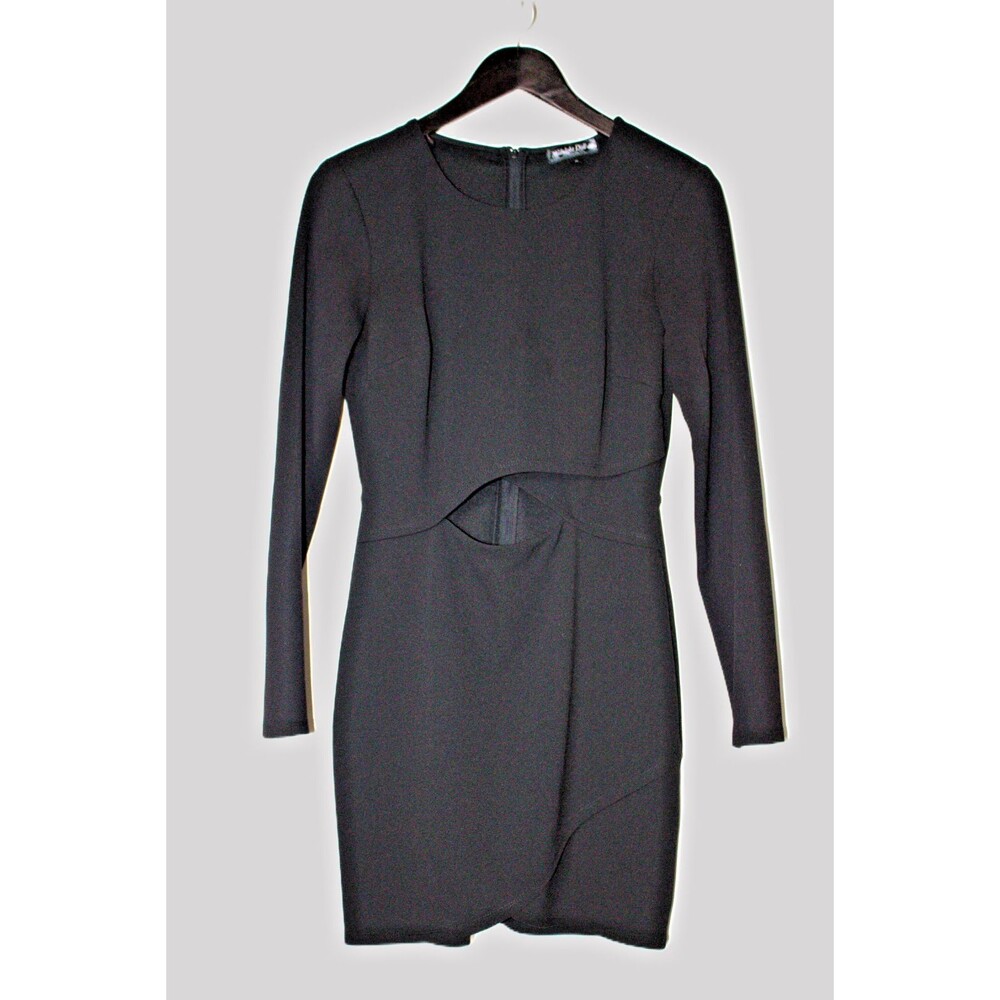 Midnight Doll Size Jr Medium Black Cut Out Mini Dress